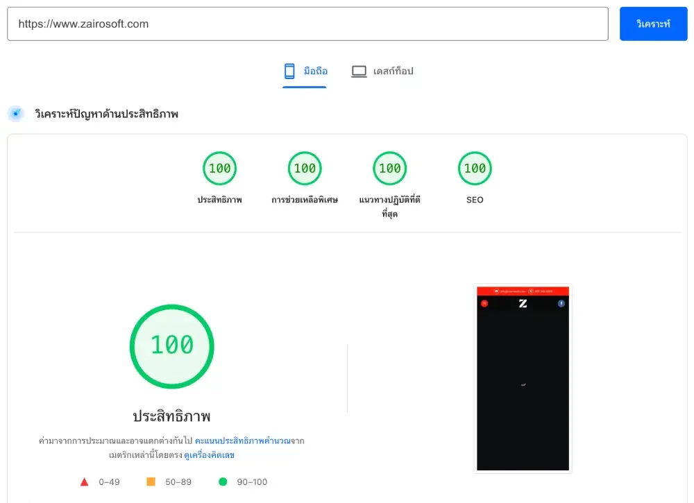 วิธีเพิ่มคะแนน PageSpeed WordPress