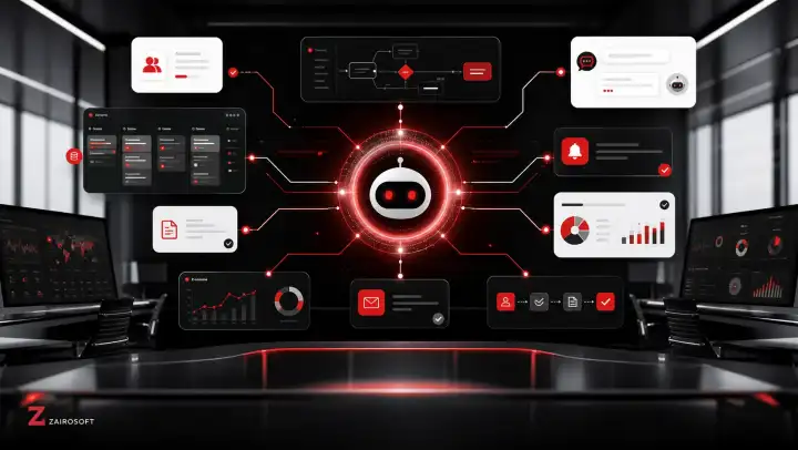 AI Automation สำหรับธุรกิจ ระบบอัตโนมัติด้วย AI โดย Zairosoft