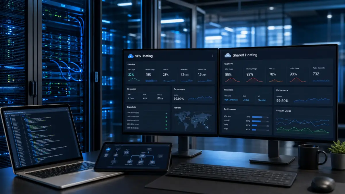 VPS คืออะไร ต่างจาก Shared Hosting อย่างไร สำหรับเว็บไซต์ธุรกิจและ Cloud Infrastructure