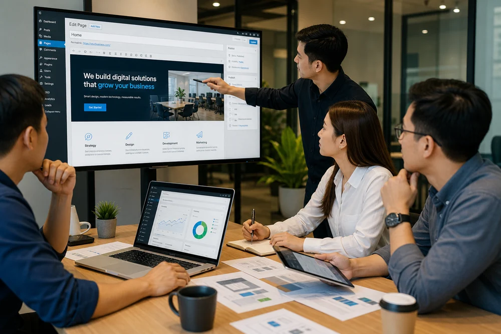 เว็บไซต์ WordPress สำหรับธุรกิจ SME