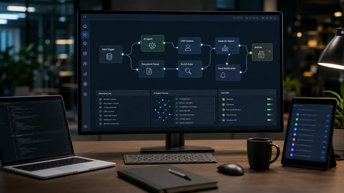 รับทำ AI Automation และ AI Agent Workflow สำหรับองค์กร