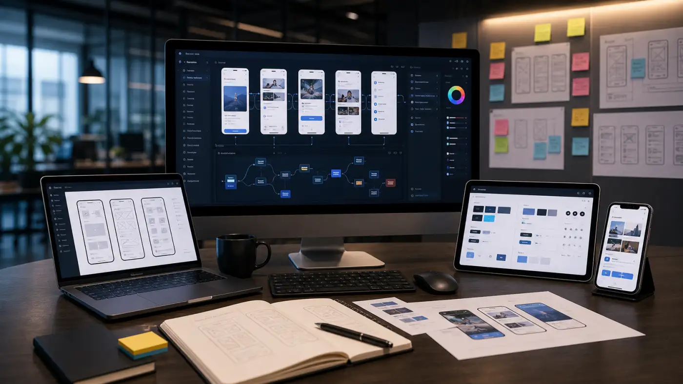 บริการรับออกแบบ UX/UI สำหรับเว็บไซต์ แอปพลิเคชัน และเว็บระบบ