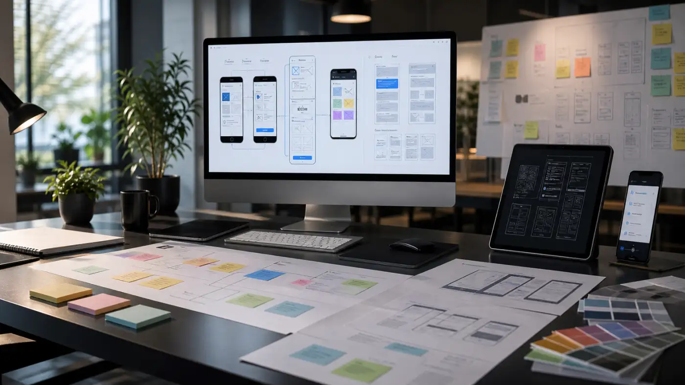 บริการรับออกแบบ UX/UI วาง User Flow Wireframe และ Prototype