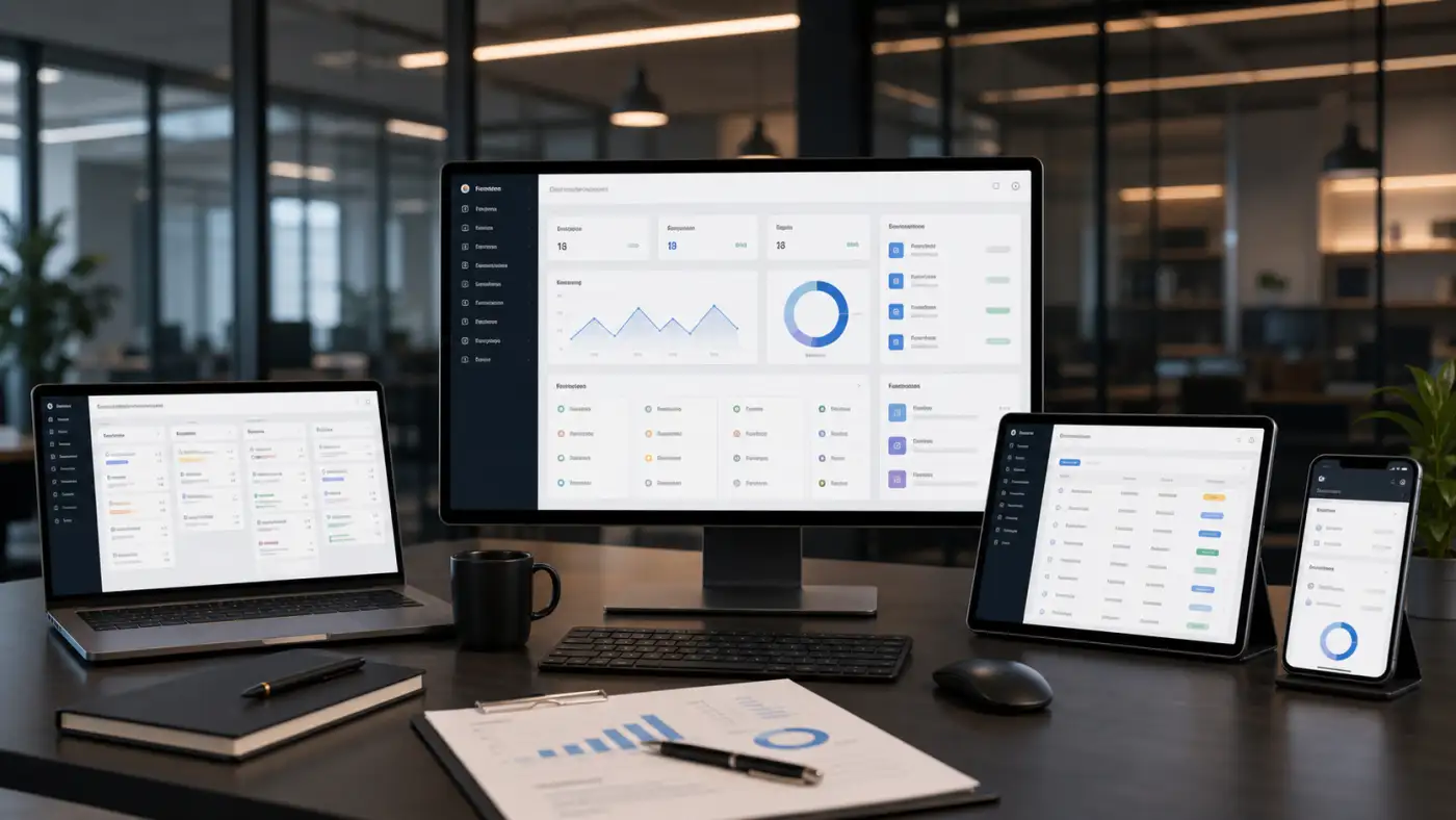 รับทำเว็บระบบ Dashboard Workflow และ CRM