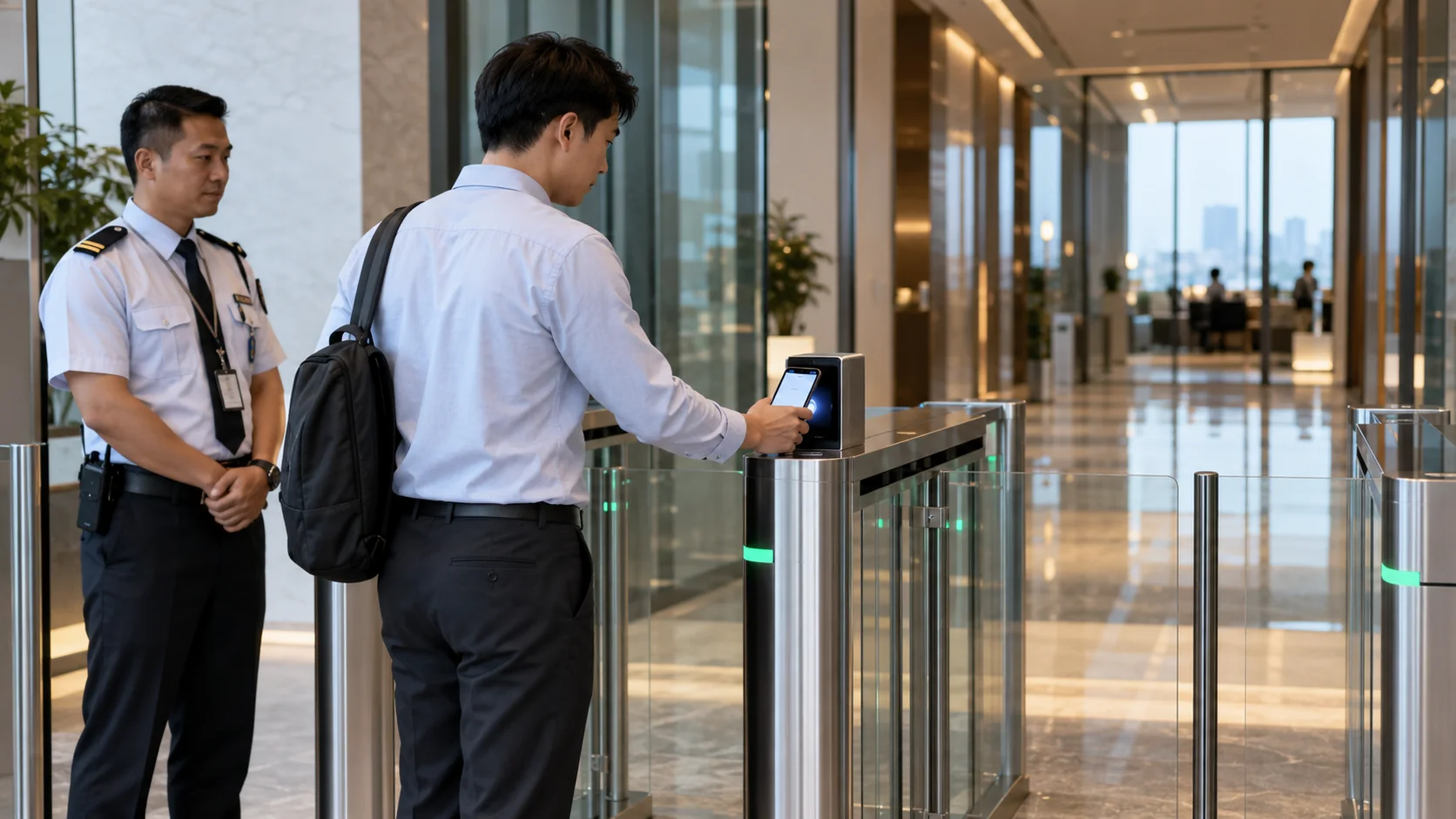 Access Control Visitor Management ผู้มาติดต่อไทยสแกนสิทธิ์ที่ Gate