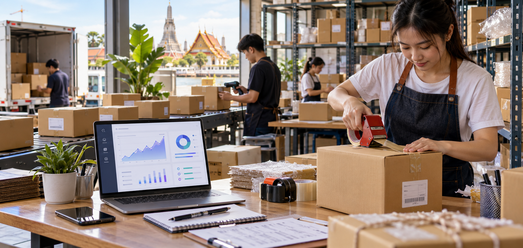 กระบวนการ Affiliate Marketing จากแคมเปญออนไลน์สู่ออเดอร์และการจัดส่ง