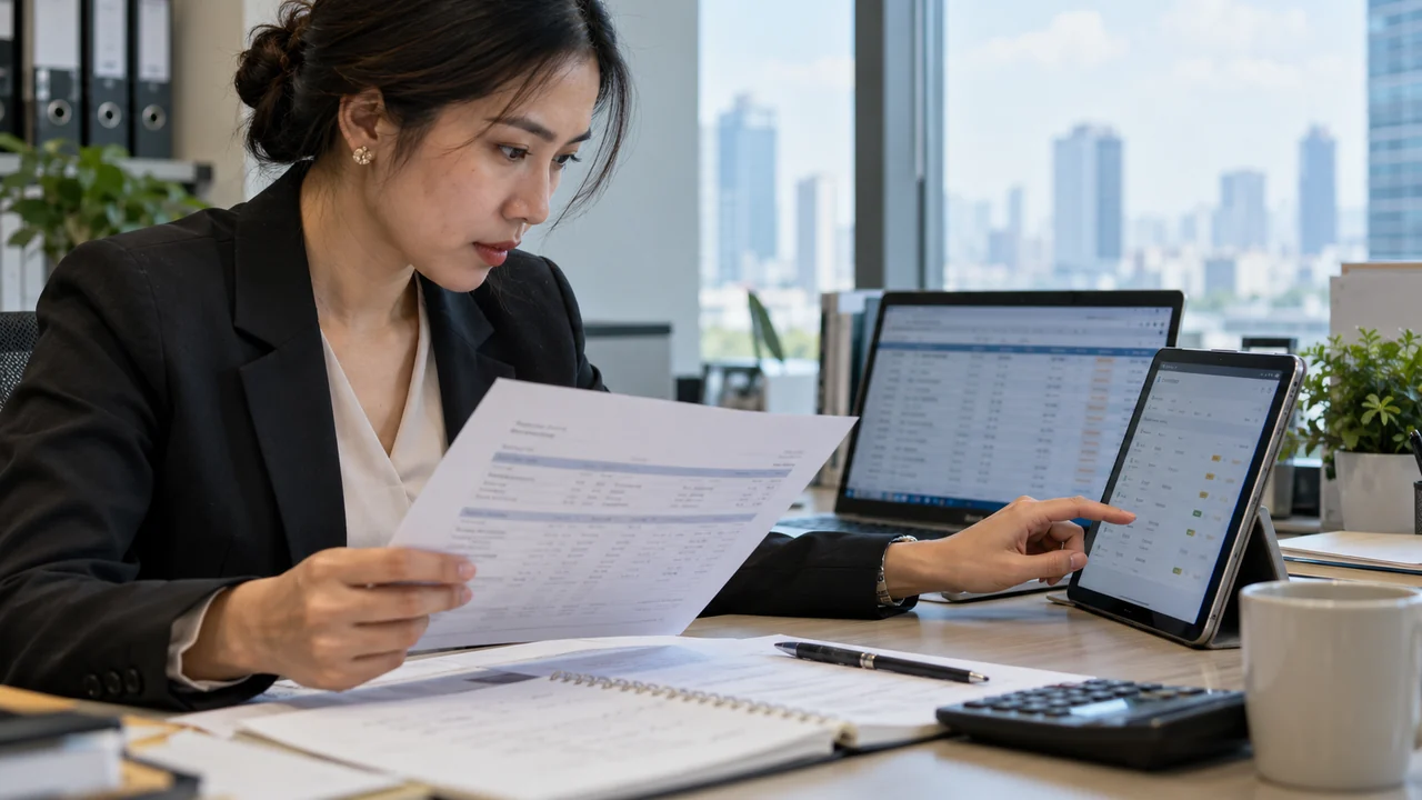 AI Agent ERP — ผู้จัดการตรวจรายละเอียดธุรกรรมก่อนยืนยันให้ระบบบันทึก