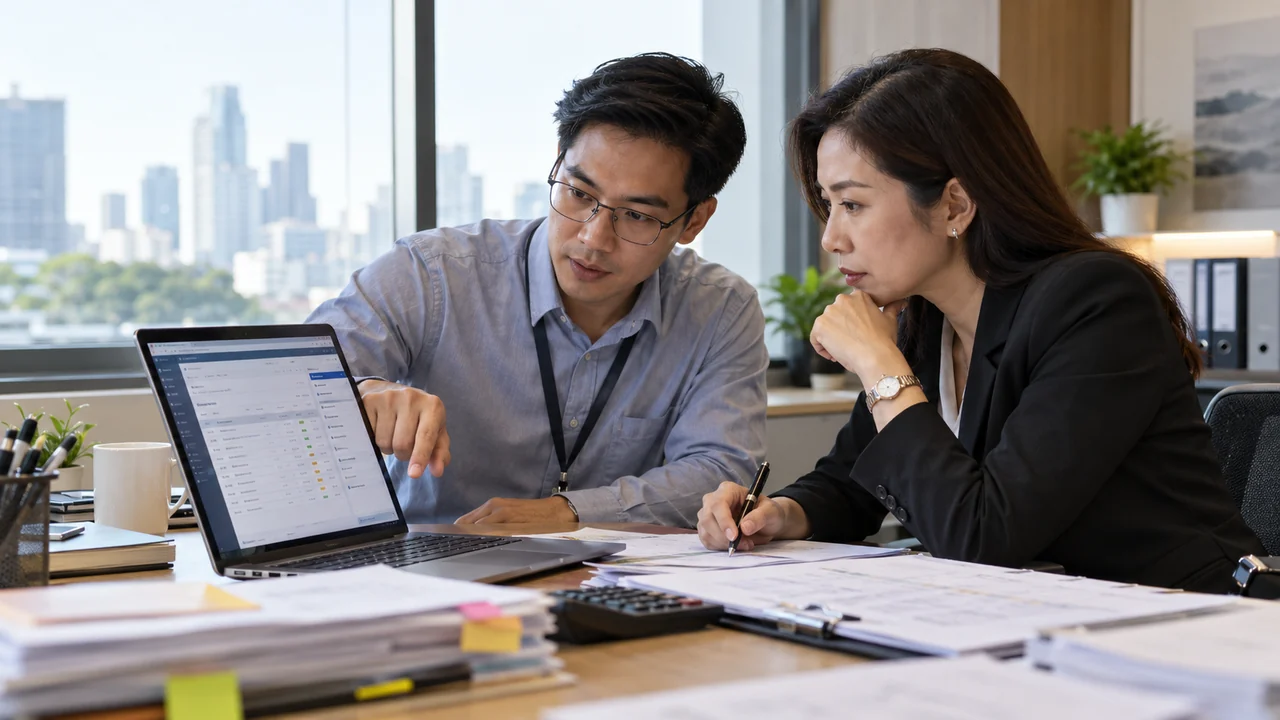 AI Agent ERP — ฝ่ายการเงินตรวจคำขอที่ AI เตรียมก่อนบันทึก
