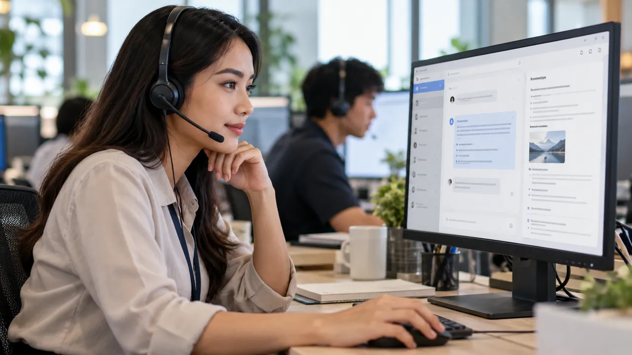 AI สำหรับ Customer Service — ภาพประกอบการใช้งานในองค์กร