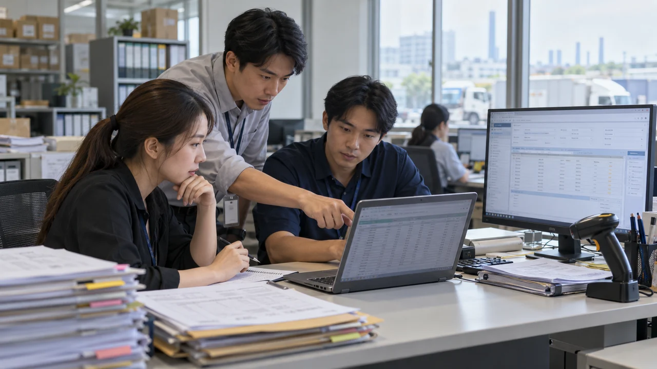 ระบบหลังบ้าน — ทีมงานตรวจข้อมูลก่อนย้ายจาก Excel