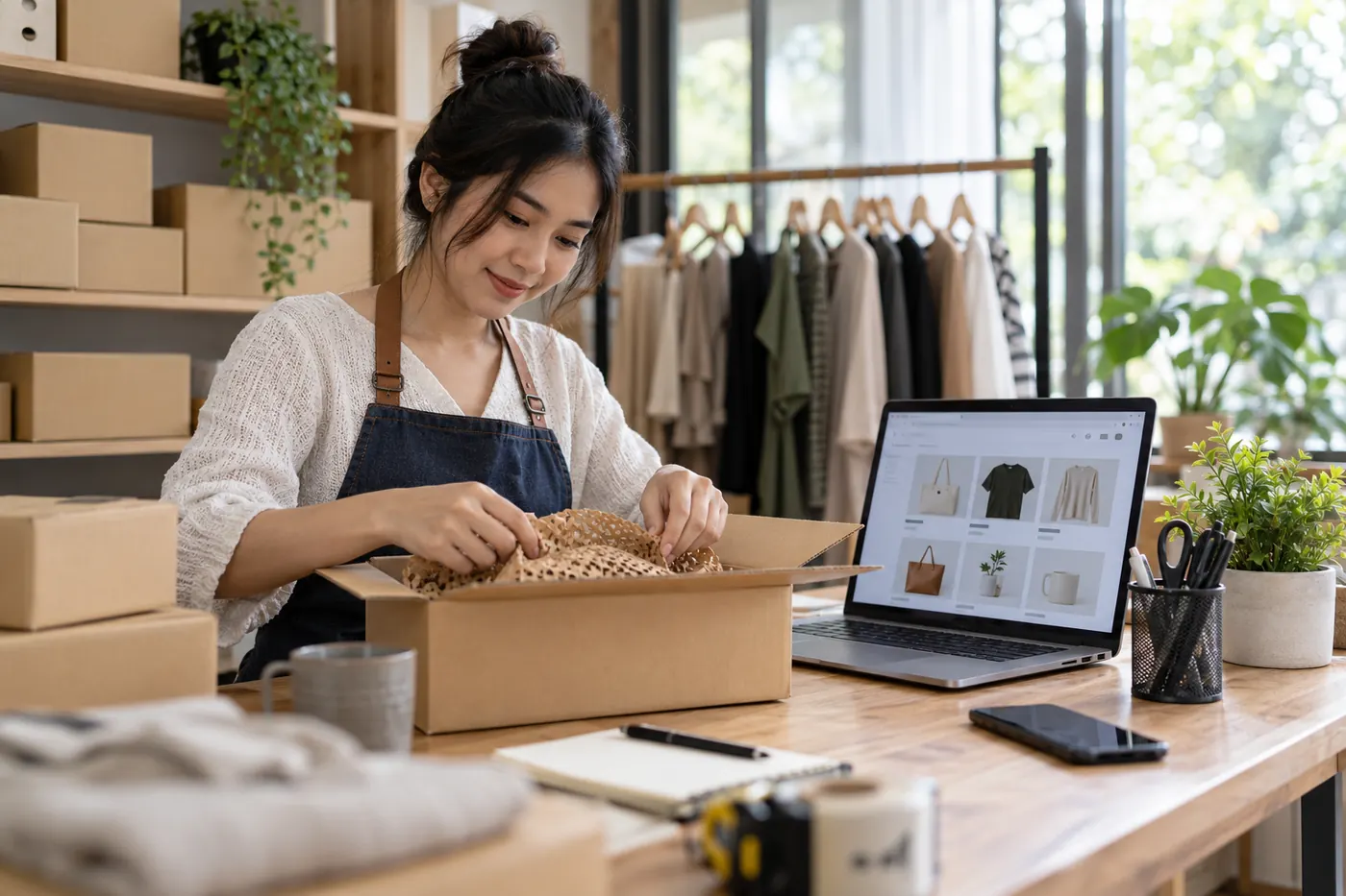 ทําเว็บ e-commerce พร้อมระบบสินค้า ตะกร้า และจัดการคำสั่งซื้อ