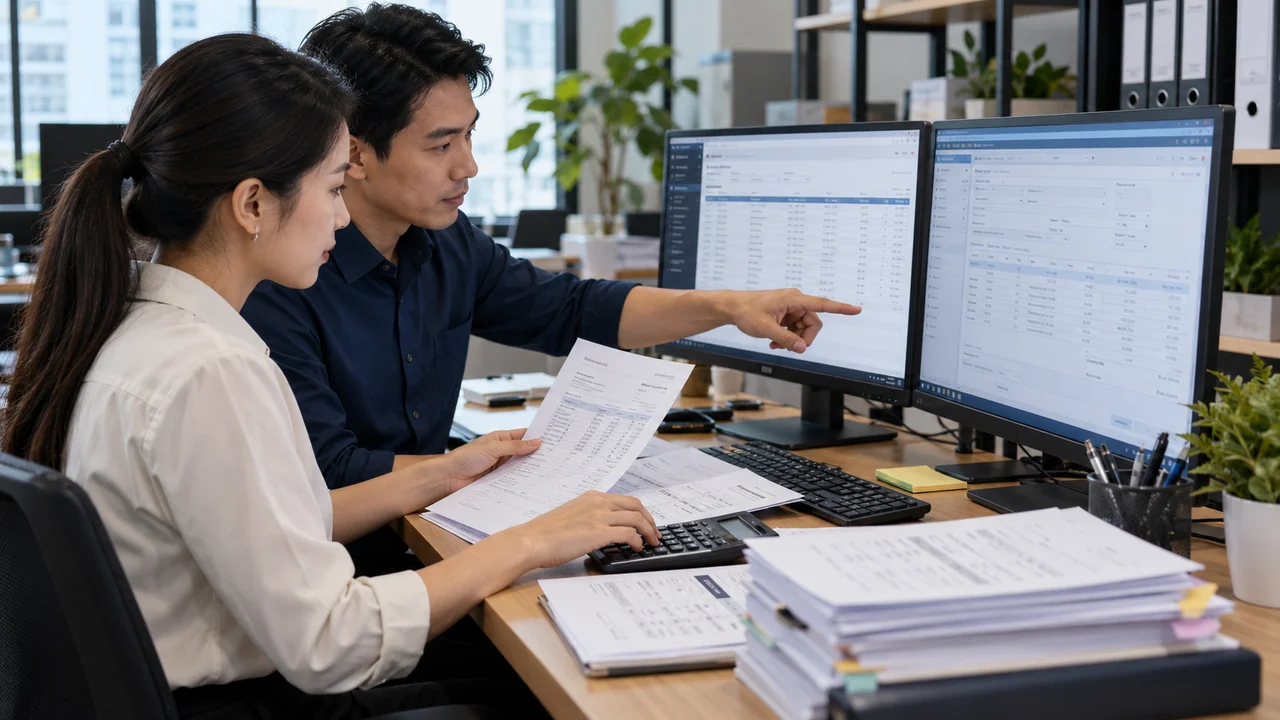 ERP เชื่อมบัญชีตรวจเอกสารขายกับรายการบันทึกทางบัญชี