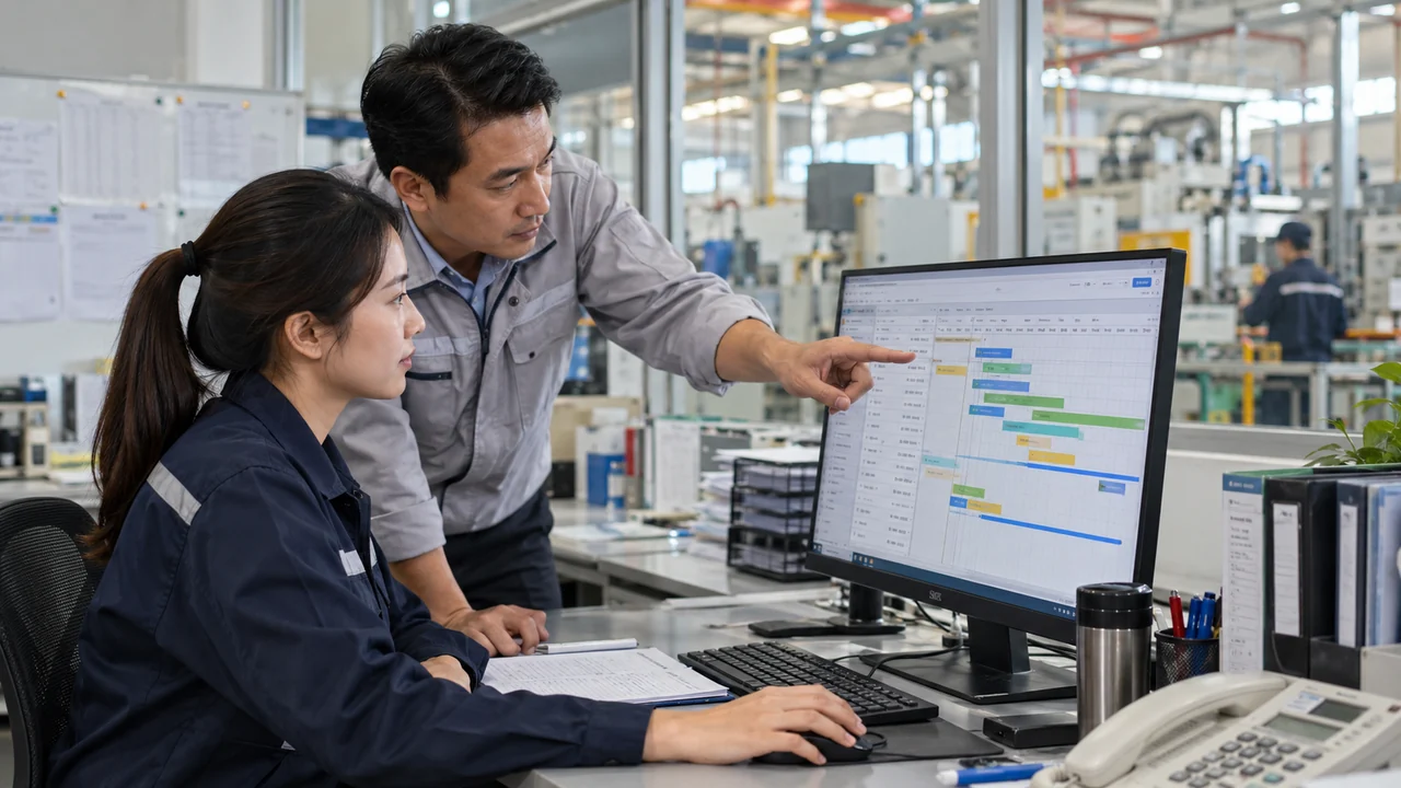 ERP โรงงานเชื่อมการวางแผนผลิต วัตถุดิบ และคำสั่งขาย