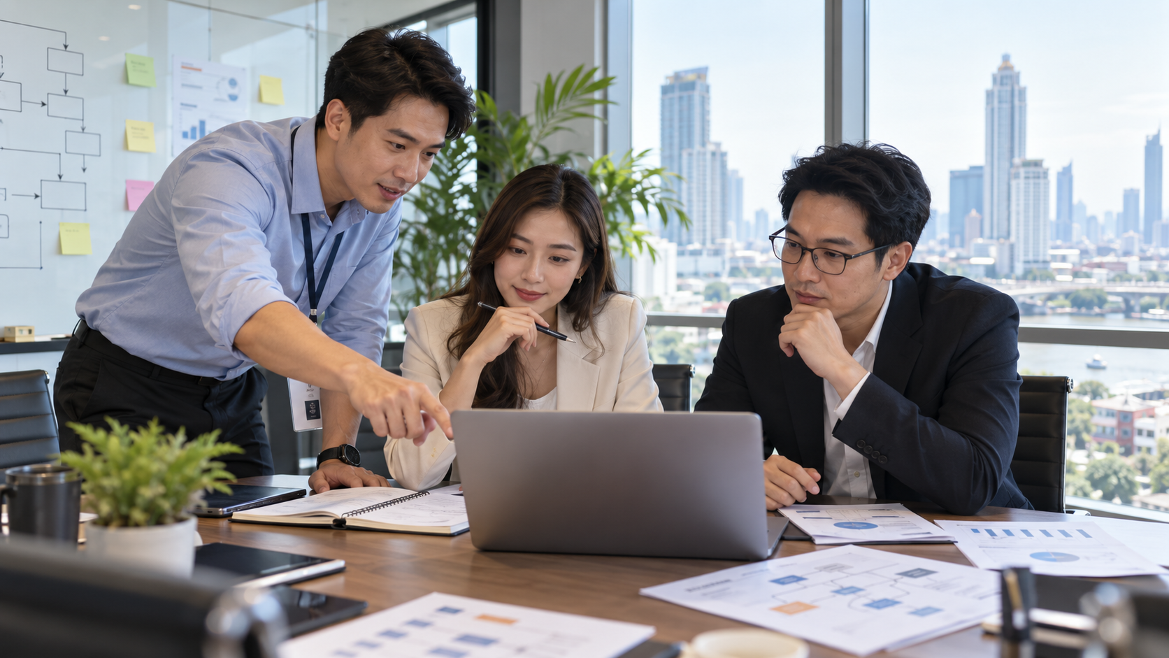 ทีมงานคนไทยวางแผน Implement ระบบธุรกิจ