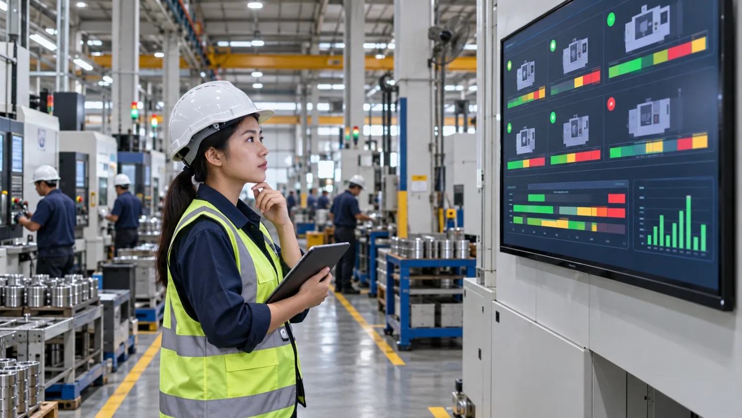 Machine Monitoring: หัวหน้าไลน์ไทยดูสถานะเครื่องจักรในโรงงาน