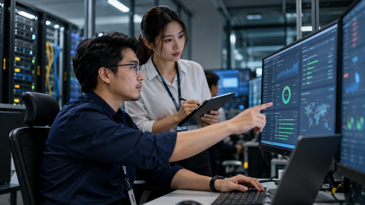 Maintenance ระบบ — วิศวกรตรวจสถานะและการแจ้งเตือนระบบธุรกิจ