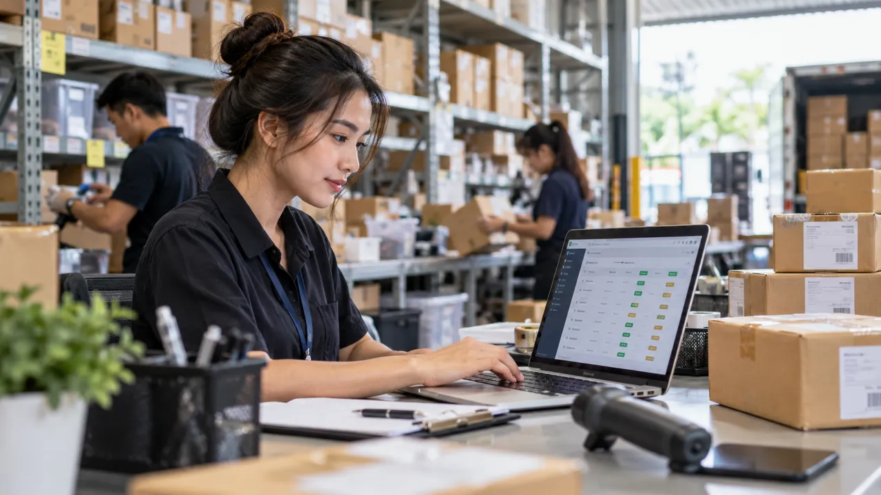 ระบบ Order Management — ภาพประกอบการใช้งานในองค์กร