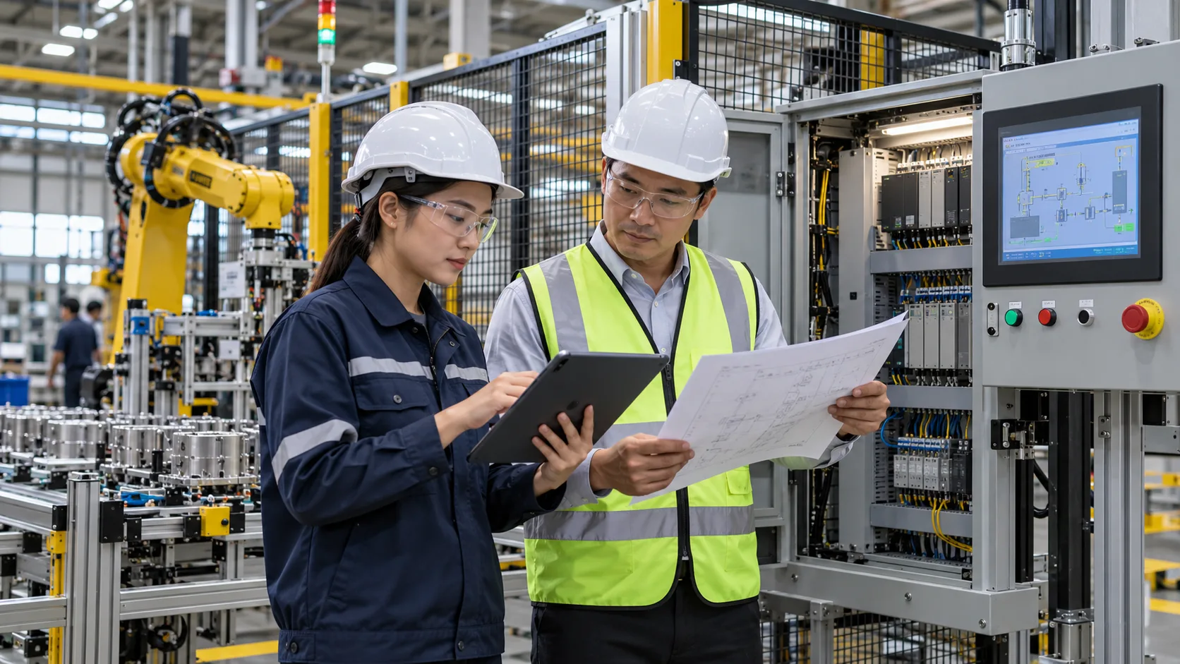 รับทำระบบ PLC HMI SCADA วิศวกรไทยตรวจระบบควบคุมในโรงงาน
