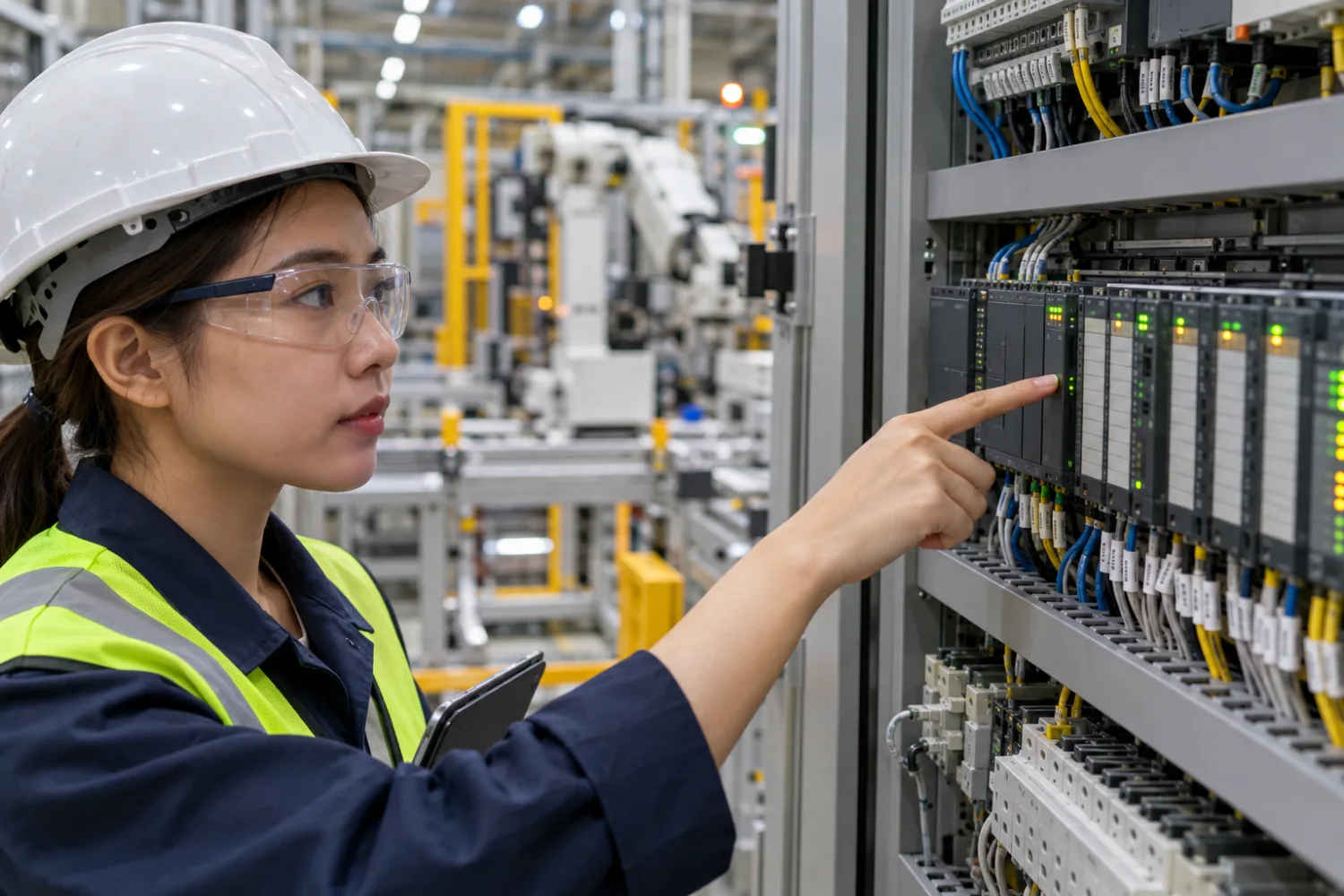 PLC คืออะไร โมดูล Input และ Output รับสัญญาณจากเซนเซอร์และควบคุมเครื่องจักร