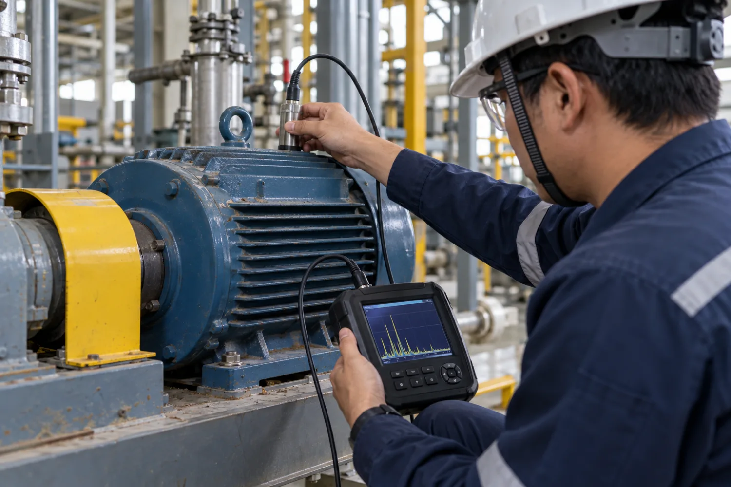 Condition Monitoring ใช้เซนเซอร์วัดการสั่นและแนวโน้มเครื่องจักรเพื่อสนับสนุน Predictive Maintenance