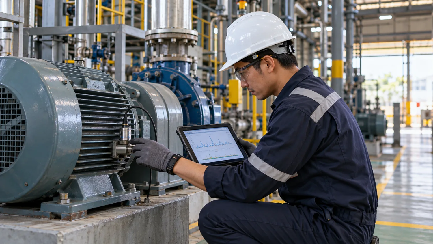 Predictive Maintenance วิศวกรซ่อมบำรุงชาวไทยตรวจสภาพมอเตอร์จากข้อมูลเครื่องจักร