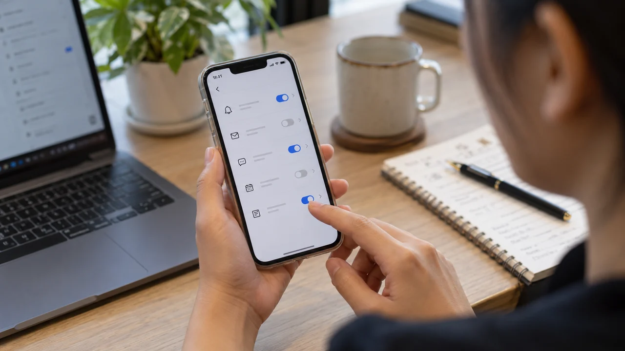Push Notification — ผู้ใช้เลือกการแจ้งเตือนที่ต้องการในแอป