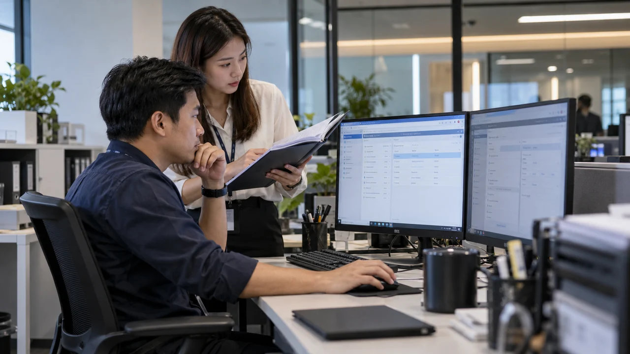 Role Permission — ผู้ดูแลระบบตรวจสิทธิ์เมื่อพนักงานย้ายแผนก
