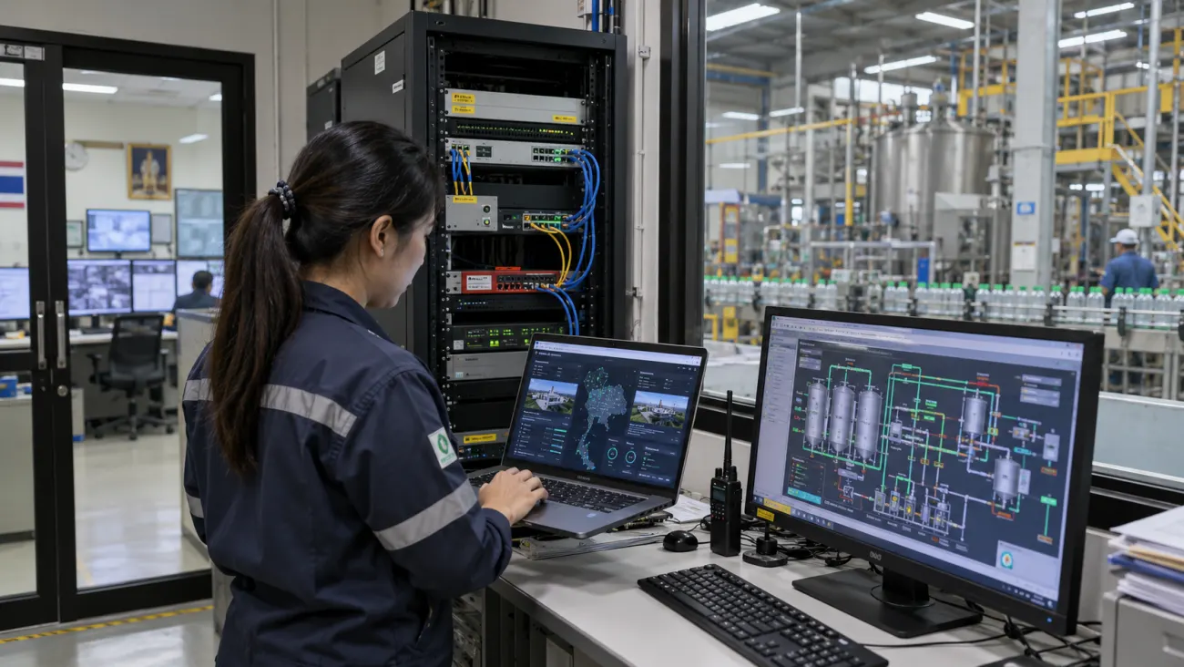 SCADA On-Premise vs Cloud: วิศวกรไทยตรวจ Edge Gateway และ Dashboard รวมไซต์
