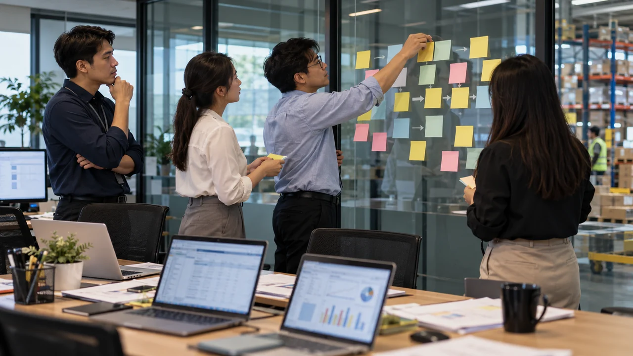Requirement ระบบ — ผู้ใช้และทีมวิเคราะห์ทบทวนขั้นตอนทำงานร่วมกัน