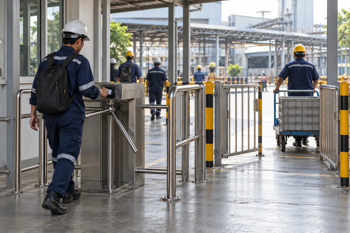 Tripod Turnstile กับช่องทางเลือกสำหรับขนของ