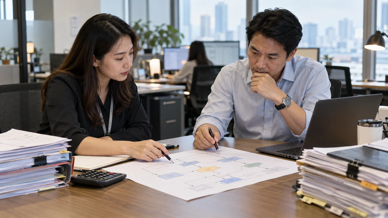 Workflow Approval — ฝ่ายจัดซื้อและการเงินทบทวนลำดับผู้อนุมัติ