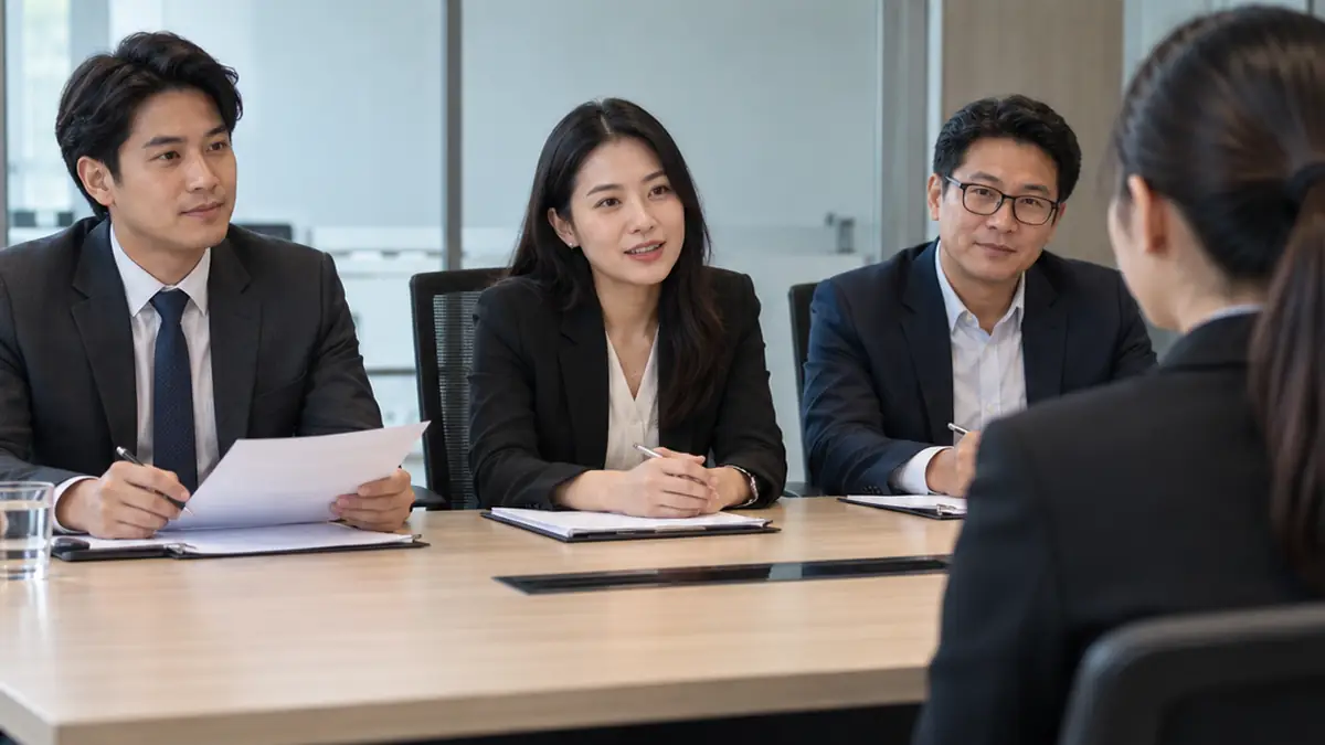 ระบบ ATS คณะสัมภาษณ์ชาวไทยประเมินผู้สมัครตามเกณฑ์งาน