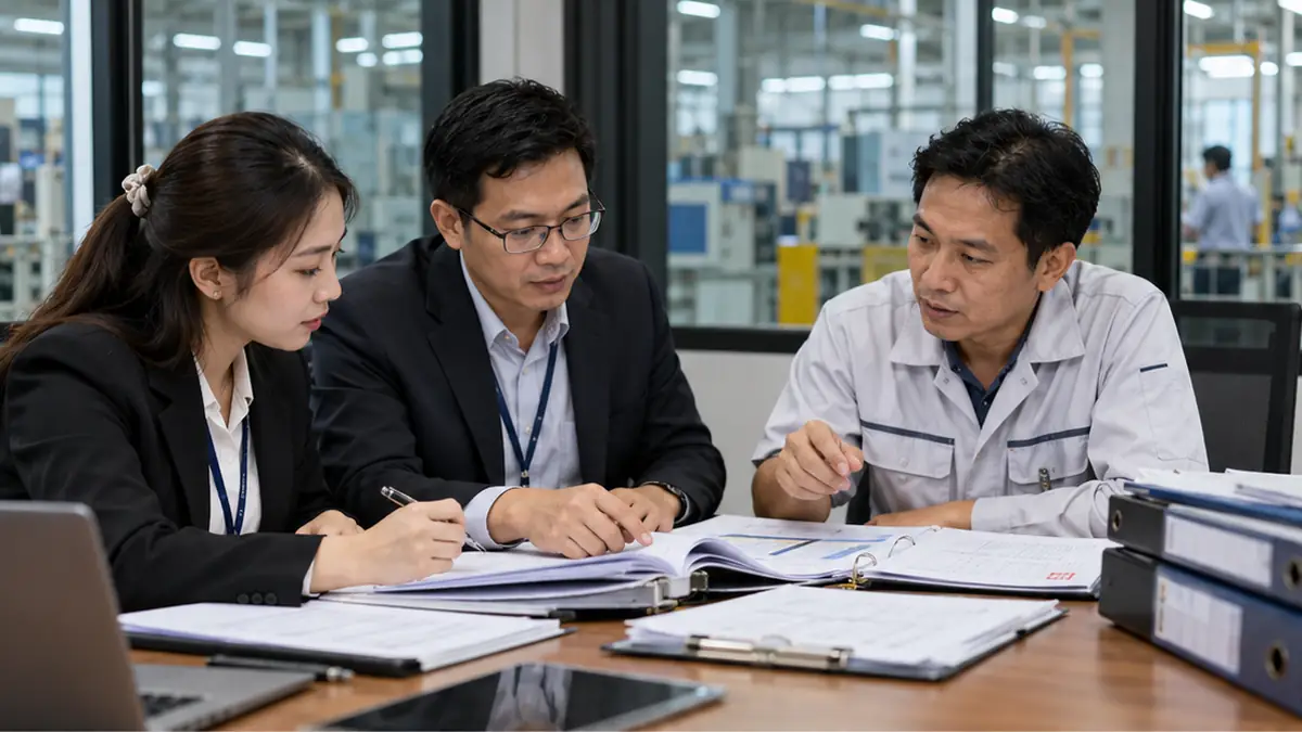 ระบบ Audit Management ผู้ตรวจสอบไทยทบทวนหลักฐานกระบวนการโรงงาน