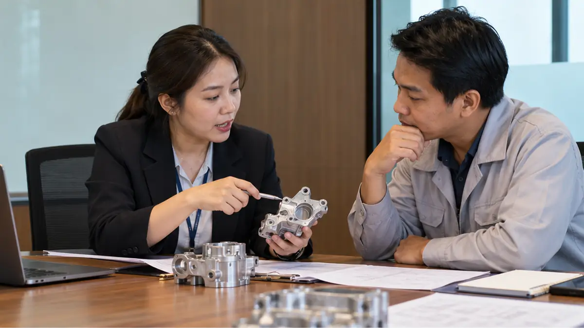 ระบบ Supplier Management ทีมจัดซื้อไทยหารือผู้ขายและตรวจตัวอย่างสินค้า