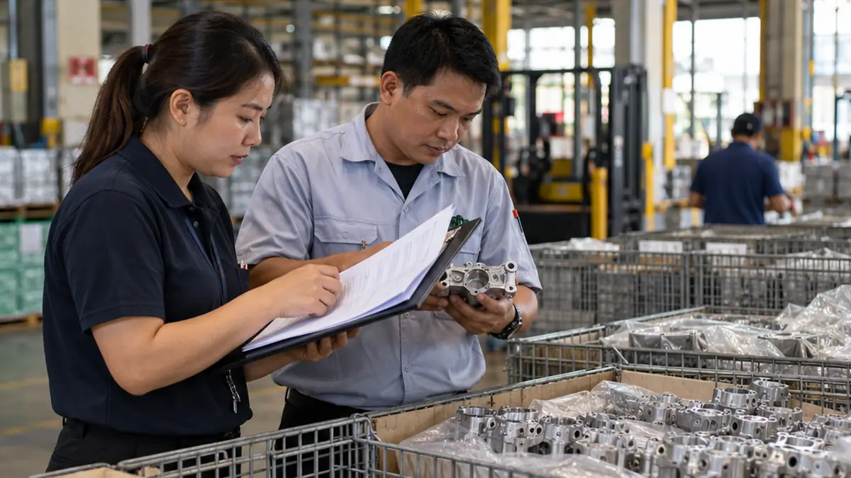 ระบบ Supplier Management ทีมไทยตรวจรับชิ้นส่วนและเอกสารผู้ขาย