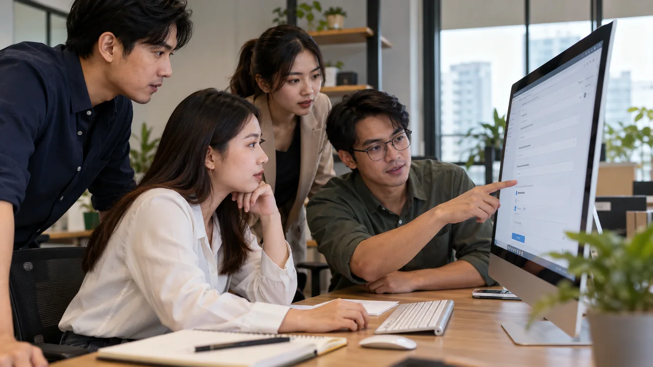 เว็บไซต์เชื่อม CRM — ทีมงานตรวจฟอร์มและข้อมูลที่ลูกค้ายินยอมส่ง